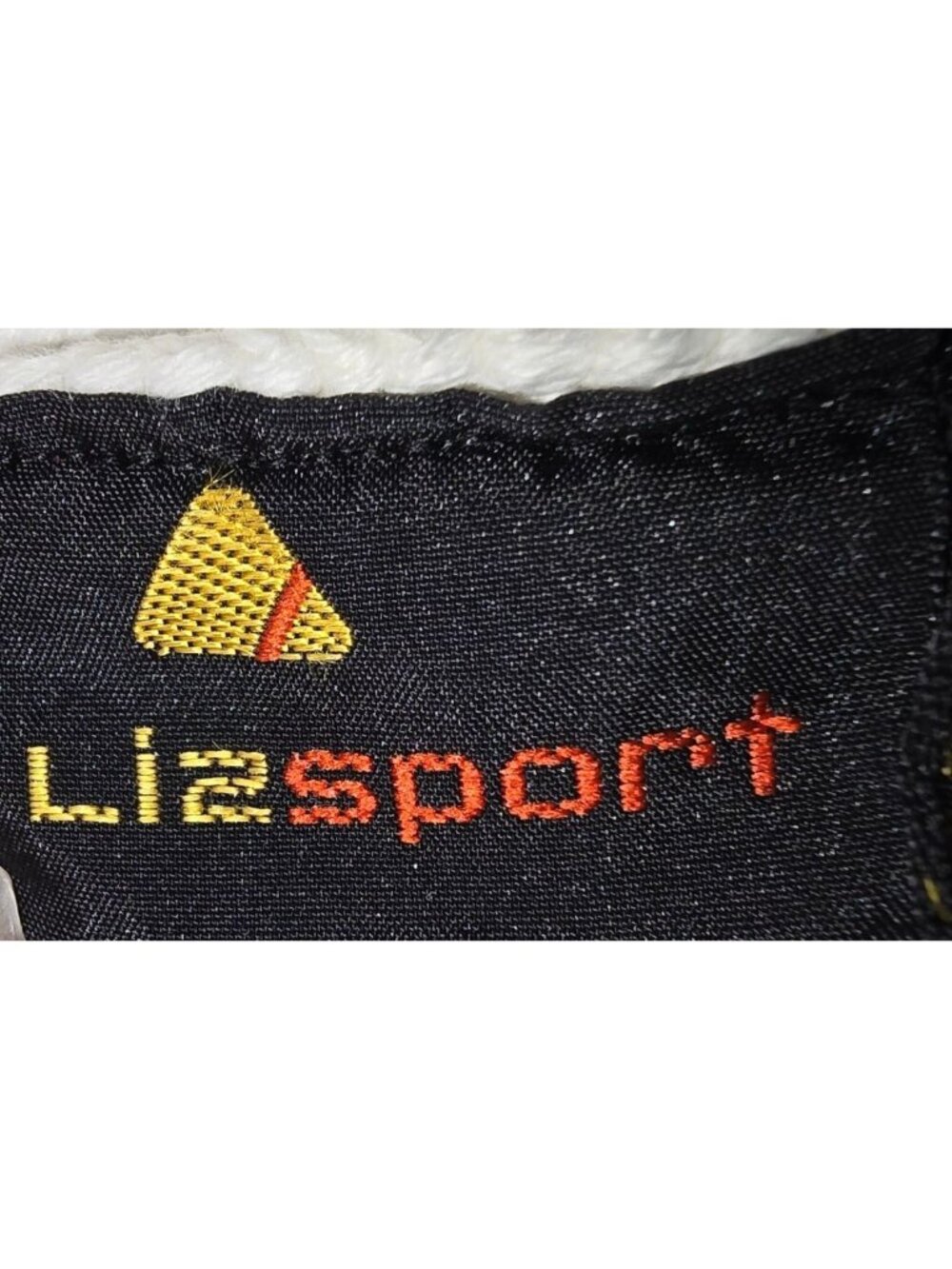 Lizsport White Cotton Cable Knit V-Neck Sweater Women's M READ - Picture 5 of 8